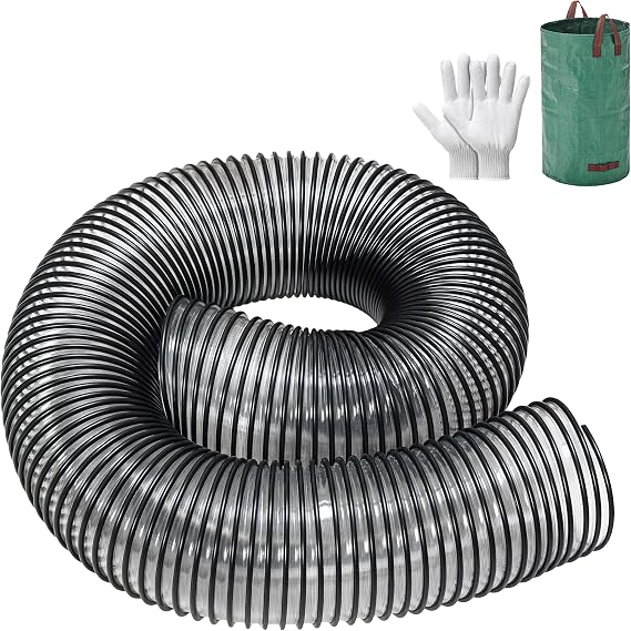 69860 Lawn Vacuum Hose 84" Length (Maximum Elongation) by 6" Wide Leaf Vac Hose Replacemen Agri Fab 41882 Mow-N-Vacs and Chip-N-Vacs Riding Mower Flex Hose 45-0577, 45-0578,45-0567