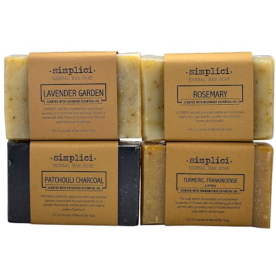 SIMPLICI Powerful Calm bar soap 4-pack