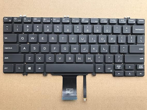 Original New for Dell Latitude 7300 5300 2-in-1 2RDRV US English Keyboard Backlit