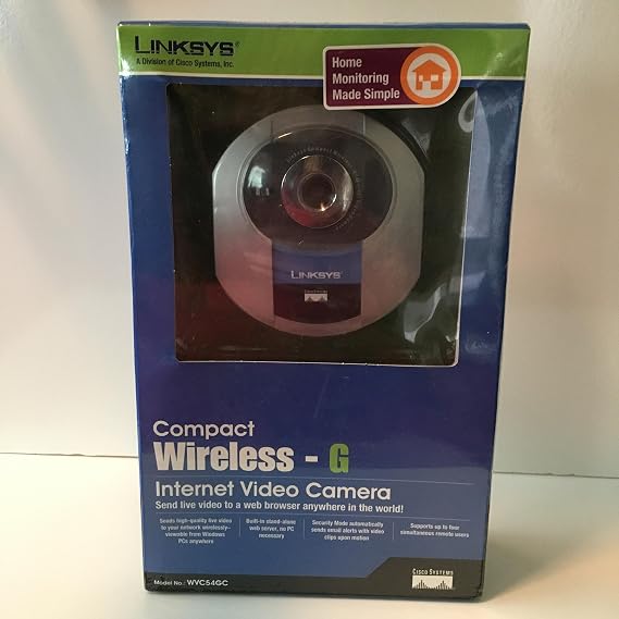 Linksys Compact Wireless-G Internet Video Camera
