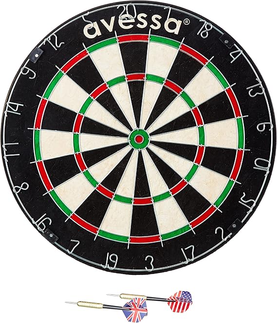 Avessa Professional Sisal Dartboard 6 Arrows