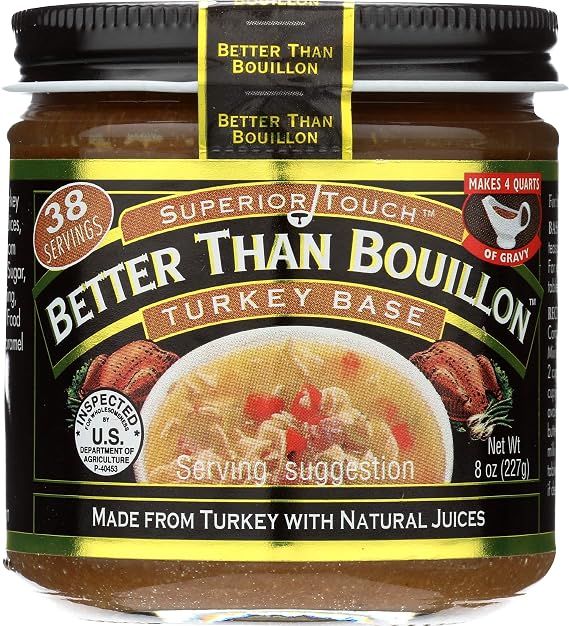 Better Than Bouillon Premium Turkey Base, Makes 38 Cups of Broth, 8 oz