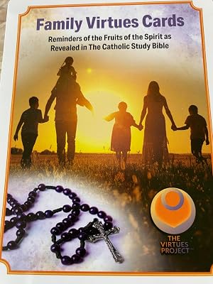 Family Virtues Cards, Catholic Study Bible Edition, 52 Virtue Cards to Educate and Inspire The Practice of Virtues, Our Gifts Within. Use Alone or with The Family Virtues Guide.