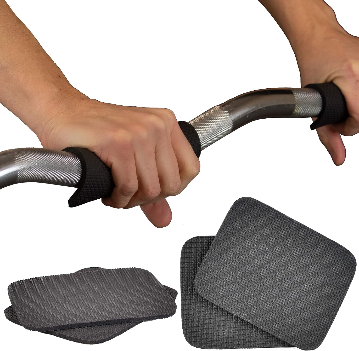 Prime Vantage Simple Weight Lifting Gloves Grip Pads to Workout for Men and Women - Weightlifting, Pull Ups, Crossfit, Exercise, Deadlift, Gym Supporter, Avoid Calluses 1 Pair