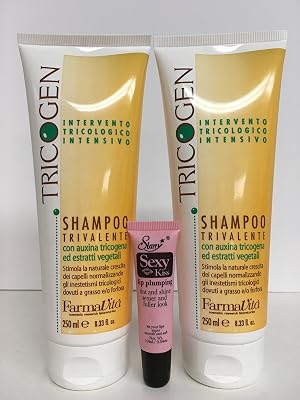 Farmavita Tricogen Shampoo 8.33 ozFree Starry Sexy Kiss Lip Plumping 10 Ml Pack of 2