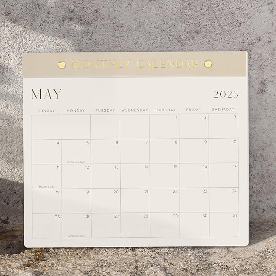 Beautiful 2025-2026 Magnetic Fridge Calendar - Runs From January 2025 Until July 2026 - The Perfect Monthly Refrigerator Calendar for Easy Organizing