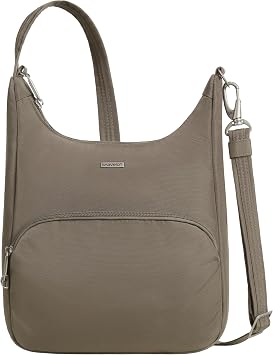 Travelon Anti-Theft Classic Essential Messenger Bag Nutmeg