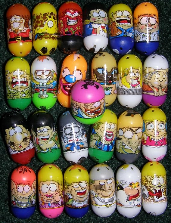 Mighty Beanz Series 2 Lot Of 24 Random Beanz And 1 Ultra Rare Mega Beanz - No Doubles