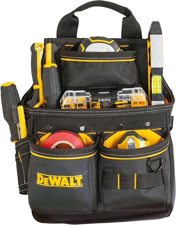 DEWALT Belt Tool Pouch with 13 Pockets, Pro-Grade, Small Tool Belt Pouch DWST540201