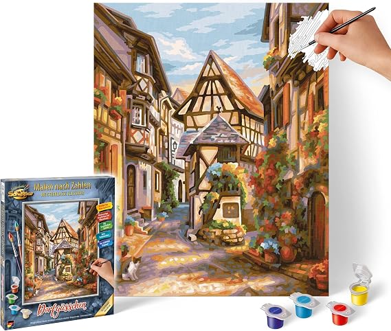 Schipper Village Laneway Paint-by-Number Kit