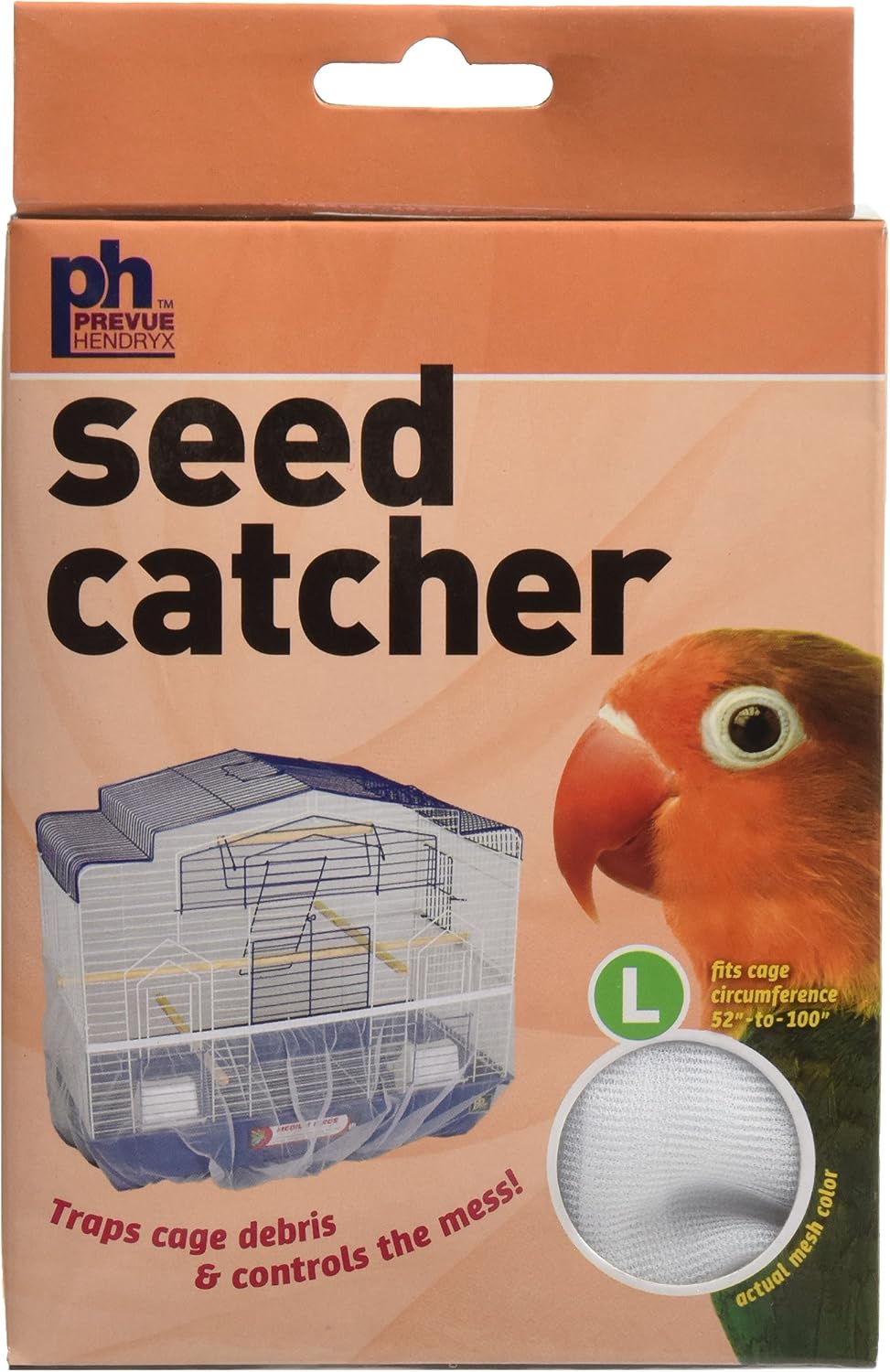 Prevue Pet Products Mesh Bird Seed Catcher 7" H, Assorted Colors
