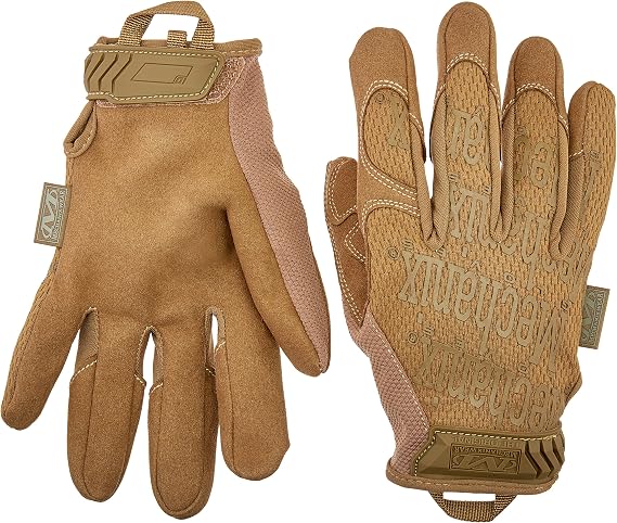 Mechanix Wear MG-F72-008 TAA Compliant Original Series Work Glove, Small, Coyote Brown